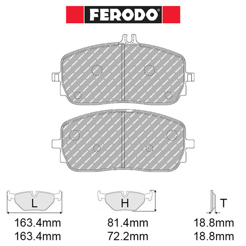 Ferodo - Kit pastiglie freno (FCP5179) - Ravasicorse