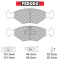 Ferodo - Kit pastiglie freno (FCP519) - Ravasicorse
