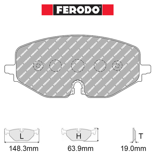Ferodo - Kit pastiglie freno (FCP5194) - Ravasicorse