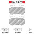 Ferodo - Kit pastiglie freno - Toyota Yaris GR - Front - Ravasicorse