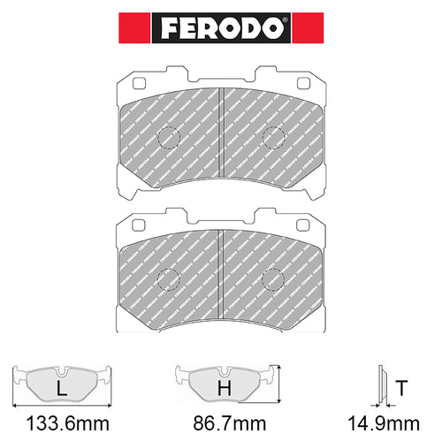 Ferodo - Kit pastiglie freno - Toyota Yaris GR - Front - Ravasicorse