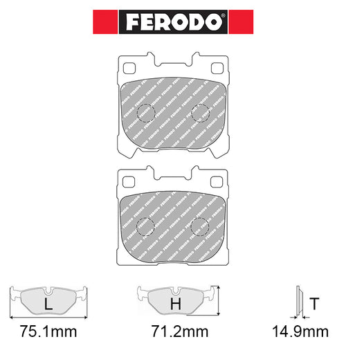 Ferodo - Kit pastiglie freno - Toyota Yaris GR - Rear - Ravasicorse