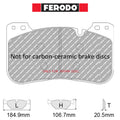 Ferodo - Kit pastiglie freno (FCP5301) - Ravasicorse