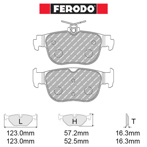 Ferodo - Kit pastiglie freno (FCP5356) - Seat Leon IV 1.4 TSI e-Hybrid (204 Hp) - Rear - Ravasicorse