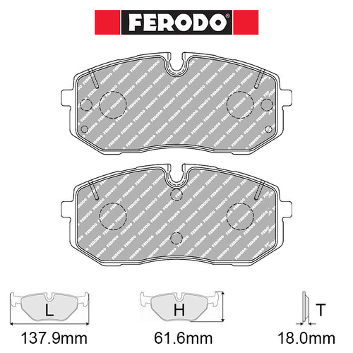 Ferodo - Kit pastiglie freno (FCP5508) - Hyundai i20 N 1.6 Turbo 204 HP (2021-) - Front - Ravasicorse