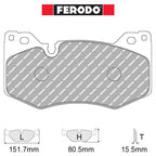 Ferodo - Kit pastiglie freno (FCP5536) - Ravasicorse