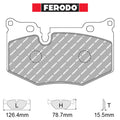 Ferodo - Kit pastiglie freno (FCP5537) - Ravasicorse