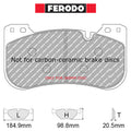 Ferodo - Kit pastiglie freno (FCP5546) - BMW M4 [G82] - Front - Ravasicorse
