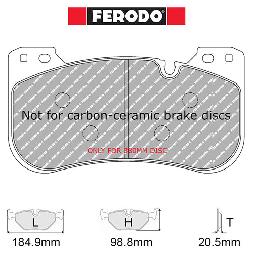 Ferodo - Kit pastiglie freno (FCP5546) - BMW M4 [G82] - Front - Ravasicorse