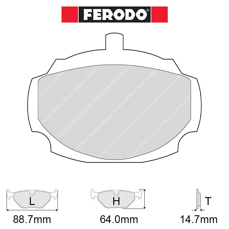 Ferodo - Kit pastiglie freno (FCP823) - Ravasicorse