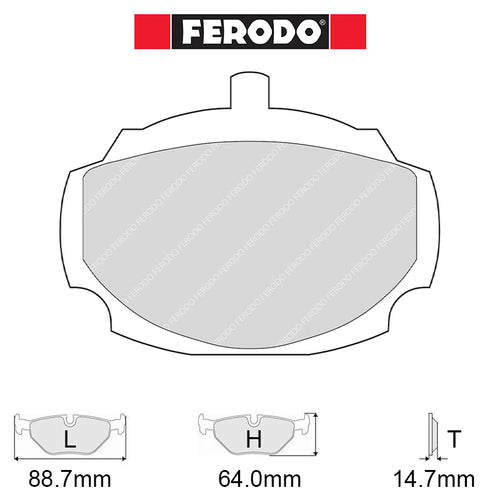 Ferodo - Kit pastiglie freno (FCP823) - Ravasicorse