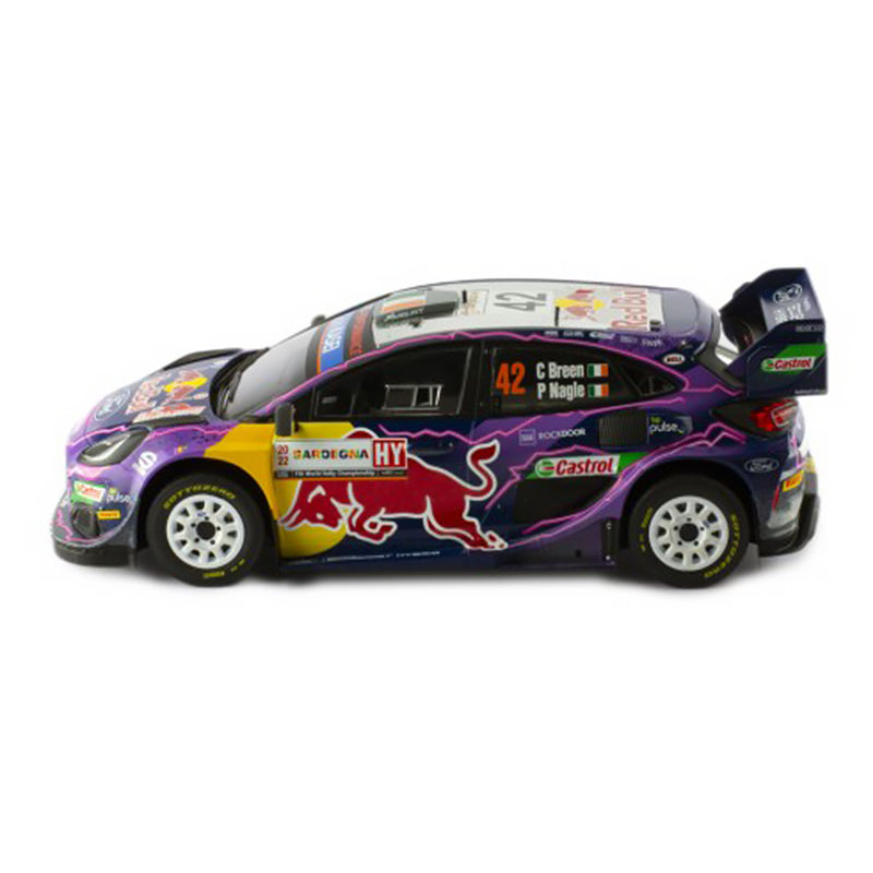 IXO Models - Ford Puma Rally1 #42 C.Breen - P.Nagle Rally Sardegna 2022 (1:18)
