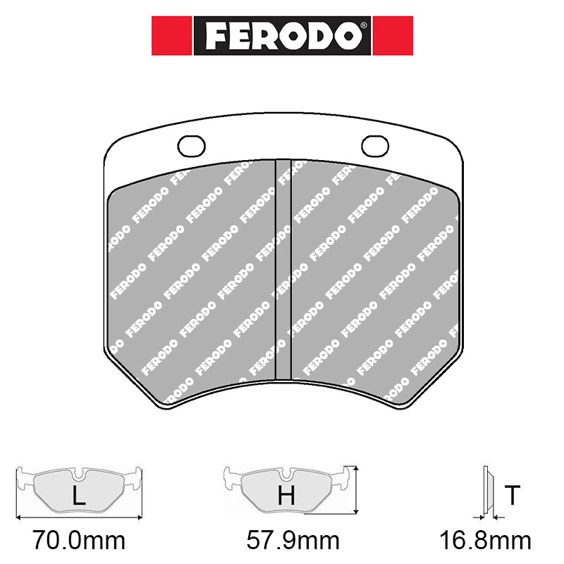 Ferodo - Kit pastiglie freno (FRP205) - Ravasicorse
