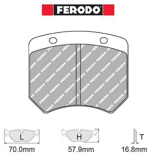Ferodo - Kit pastiglie freno (FRP205) - Ravasicorse