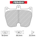 Ferodo - Kit pastiglie freno (FRP3004) - Ravasicorse