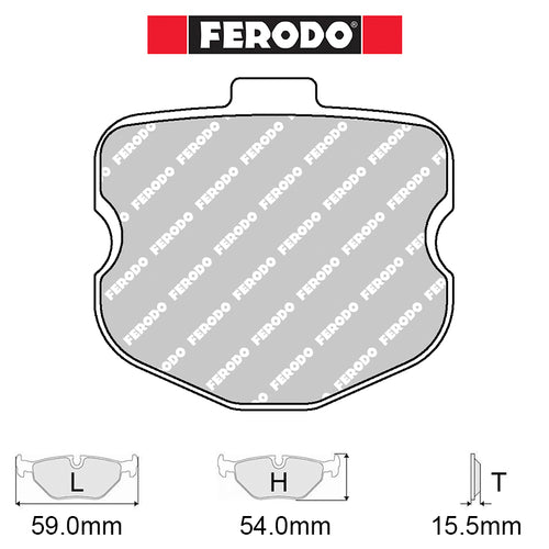 Ferodo - Kit pastiglie freno (FRP3094) - Ravasicorse
