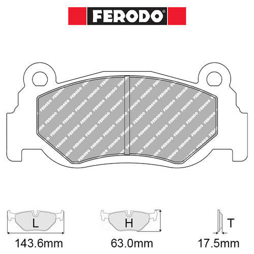 Ferodo - Kit pastiglie freno (FRP3122) - Ravasicorse