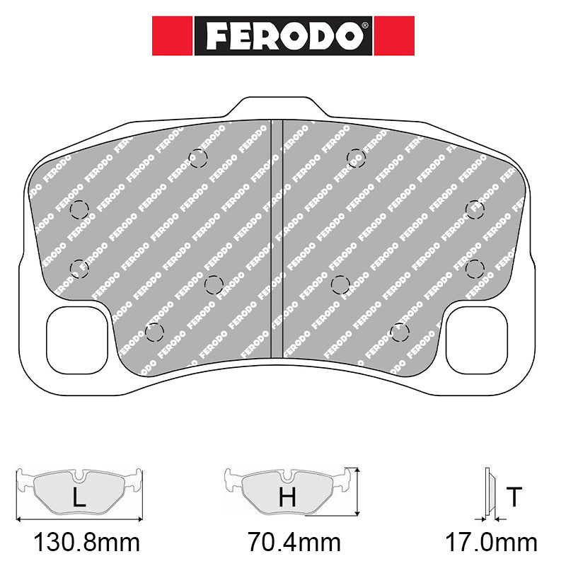 Ferodo - Kit pastiglie freno (FRP3143) - Ravasicorse