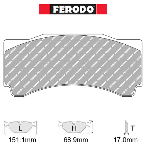 Ferodo - Kit pastiglie freno (FRP3145) - Ravasicorse