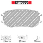 Ferodo - Kit pastiglie freno (FRP3152) - Ravasicorse