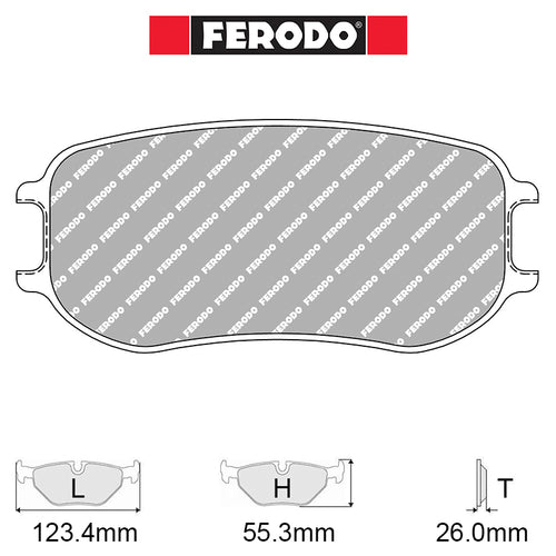 Ferodo - Kit pastiglie freno (FRP3152) - Ravasicorse