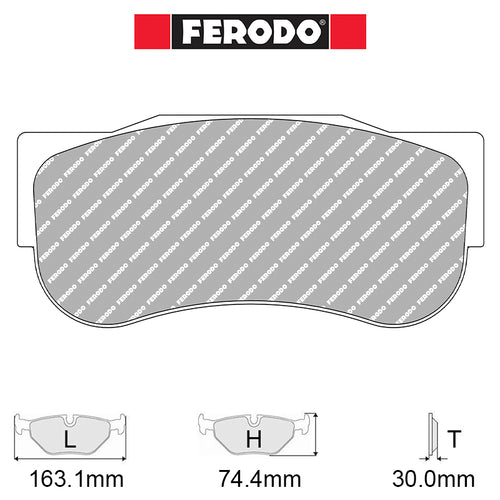 Ferodo - Kit pastiglie freno (FRP3155) - Ravasicorse