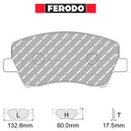 Ferodo - Kit pastiglie freno (FRP3158) - Ravasicorse