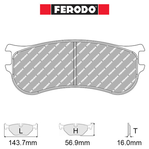 Ferodo - Kit pastiglie freno (FRP3163) - Ravasicorse