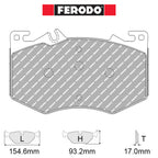 Ferodo - Kit pastiglie freno (FRP3166) - Mercedes Classe A35 AMG 2.0 W177 sport package - Front - Ravasicorse