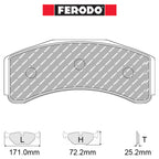 Ferodo - Kit pastiglie freno (FRP3167) - Ravasicorse