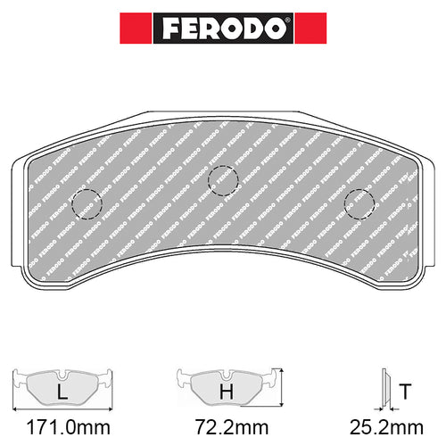 Ferodo - Kit pastiglie freno (FRP3167) - Ravasicorse
