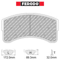 Ferodo - Kit pastiglie freno (FRP3168) - Ravasicorse