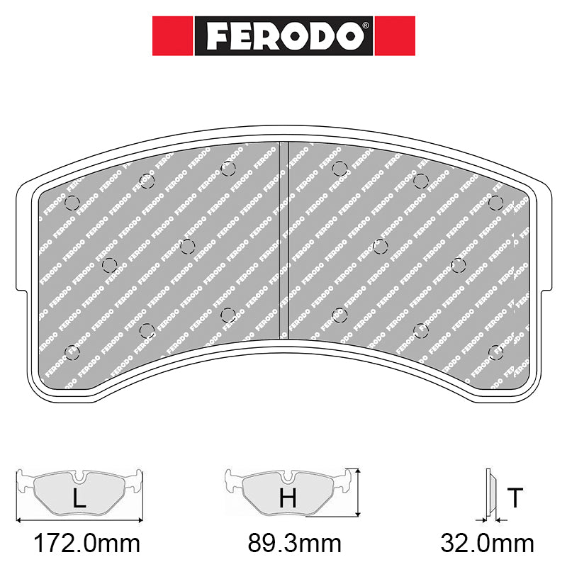 Ferodo - Kit pastiglie freno (FRP3168) - Ravasicorse
