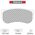 Ferodo - Kit pastiglie freno (FRP3169) - Ravasicorse