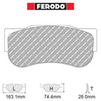 Ferodo - Kit pastiglie freno (FRP3169) - Ravasicorse
