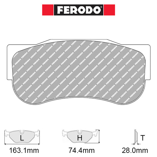 Ferodo - Kit pastiglie freno (FRP3169) - Ravasicorse