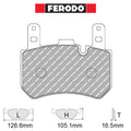 Ferodo - Kit pastiglie freno (FRP3170) - Ravasicorse