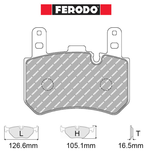Ferodo - Kit pastiglie freno (FRP3170) - Ravasicorse