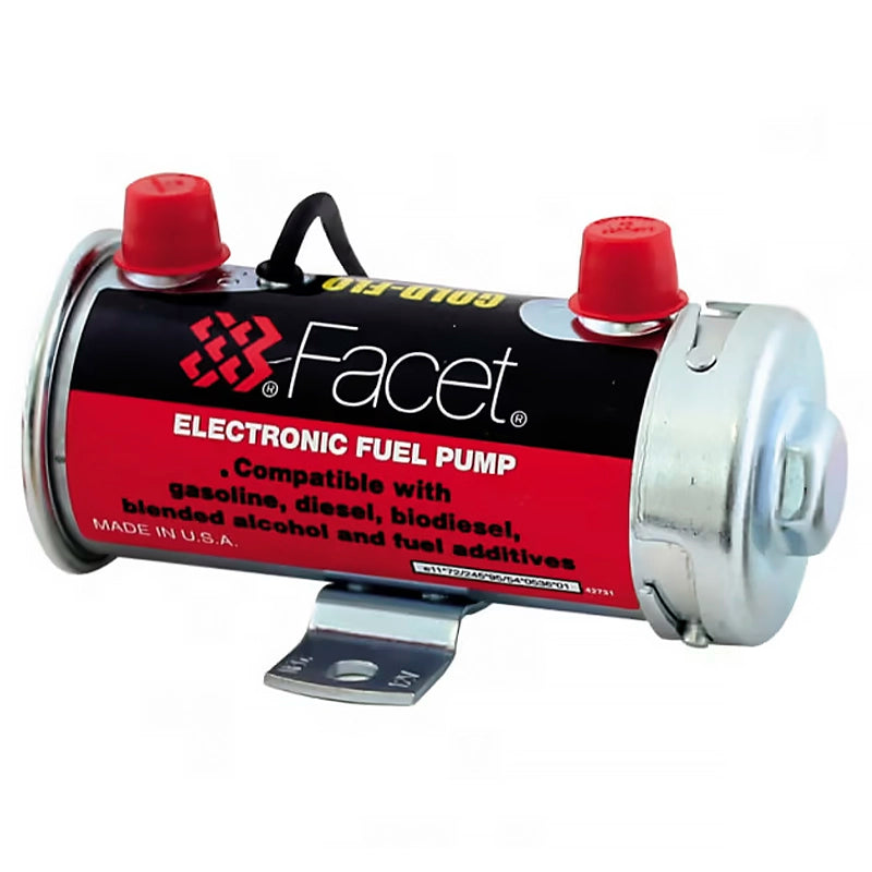 Facet - Gold Flo pompa benzina esterna (Silver-Top: 1/8 NPT - 0.32 bar)