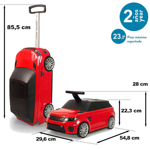 Feber - Range Rover 2 in 1, primi passi e valigia per bambini - Ravasicorse