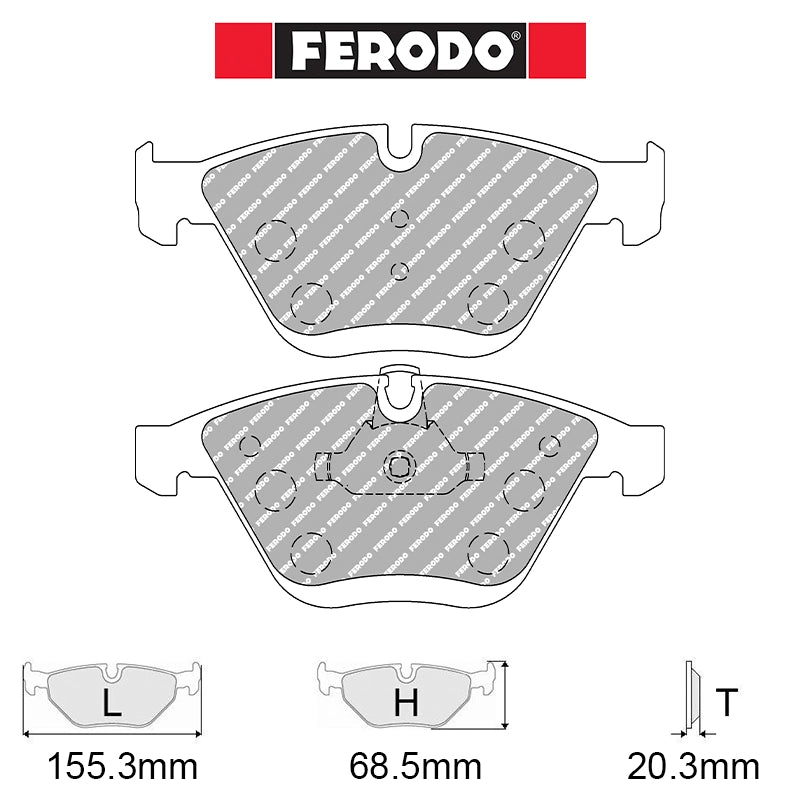 Ferodo - Kit pastiglie freno (FCP4191)