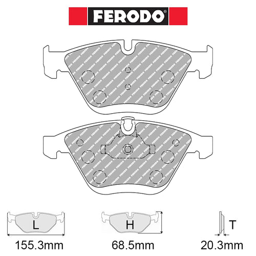 Ferodo - Kit pastiglie freno (FCP4191)