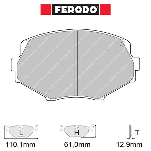 Ferodo - Kit pastiglie freno (FCP1011) - Ravasicorse