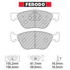 Ferodo - Kit pastiglie freno (FCP1052) - Ravasicorse