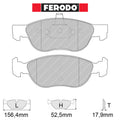 Ferodo - Kit pastiglie freno (FCP1056) - Ravasicorse