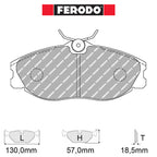 Ferodo - Kit pastiglie freno (FCP1063) - Ravasicorse