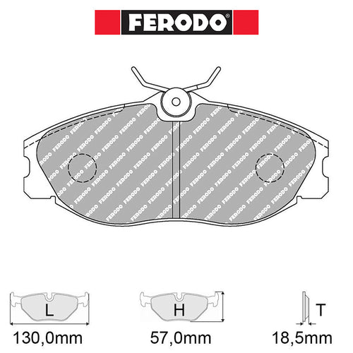Ferodo - Kit pastiglie freno (FCP1063) - Ravasicorse