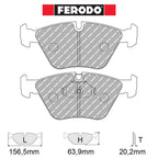Ferodo - Kit pastiglie freno (FCP1073) - Ravasicorse