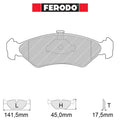 Ferodo - Kit pastiglie freno (FCP1082) - Ravasicorse