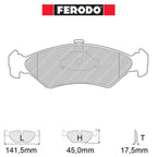 Ferodo - Kit pastiglie freno (FCP1082) - Ravasicorse